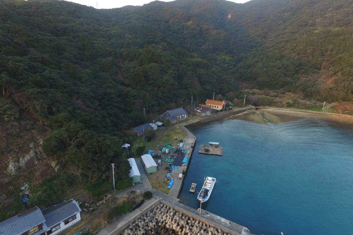 「久賀島の集落」の五輪地区